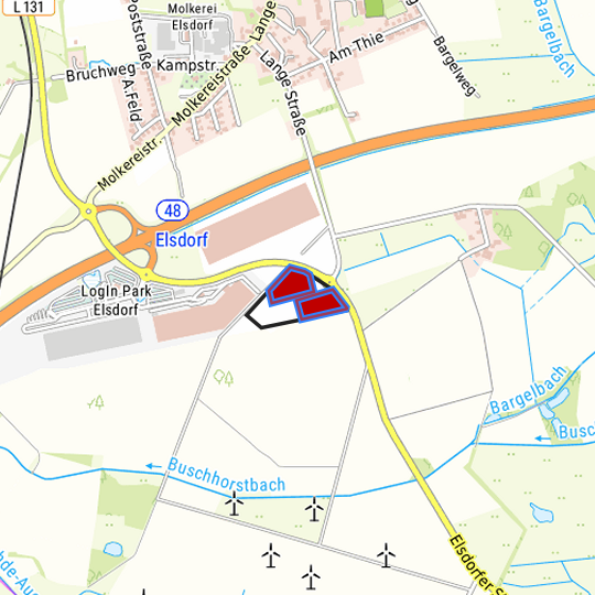 Detaildarstellung der gesuchten Gewerbefläche