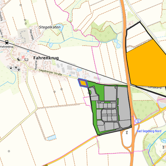 Detaildarstellung der gesuchten Gewerbefläche