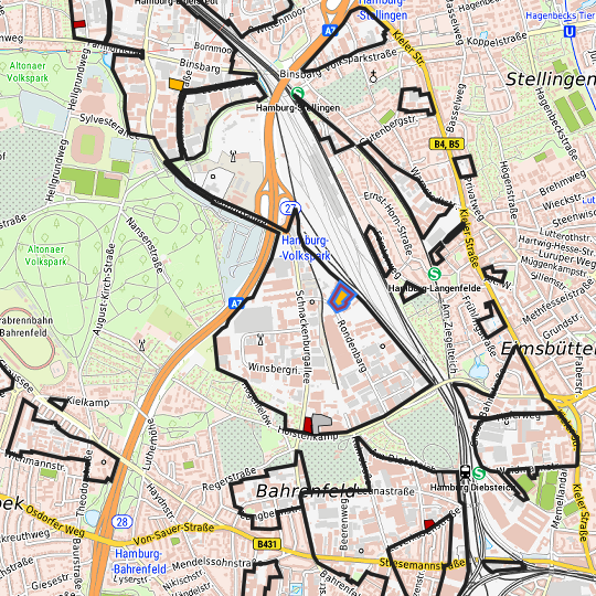 Detaildarstellung der gesuchten Gewerbefläche