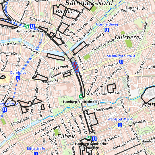 Detaildarstellung der gesuchten Gewerbefläche