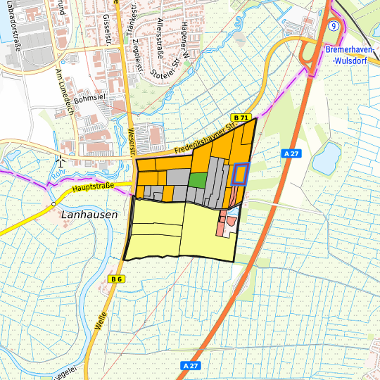 Detaildarstellung der gesuchten Gewerbefläche