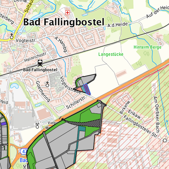 Detaildarstellung der gesuchten Gewerbefläche