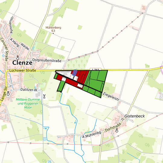 Detaildarstellung der gesuchten Gewerbefläche
