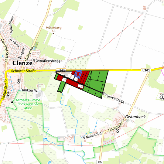 Detailed view of the requested site