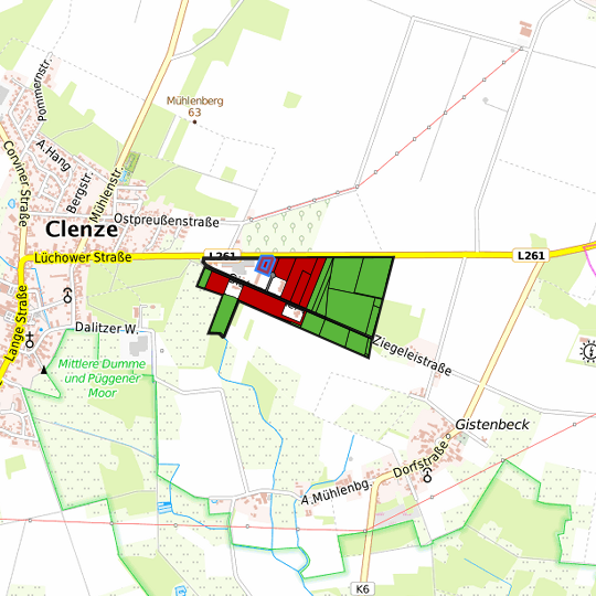 Detaildarstellung der gesuchten Gewerbefläche