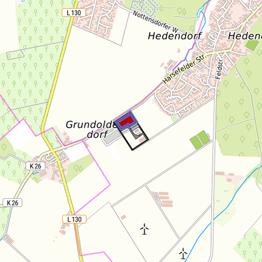 Detaildarstellung der gesuchten Gewerbefläche