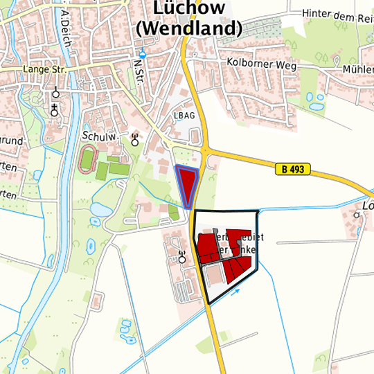Detaildarstellung der gesuchten Gewerbefläche
