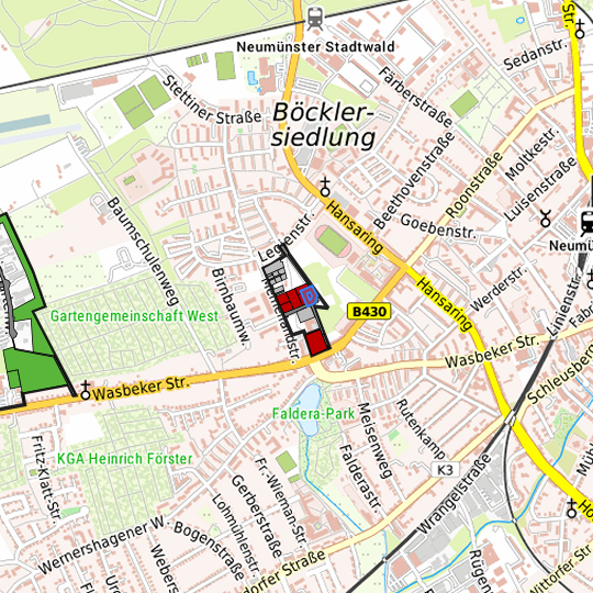 Detailed view of the requested site