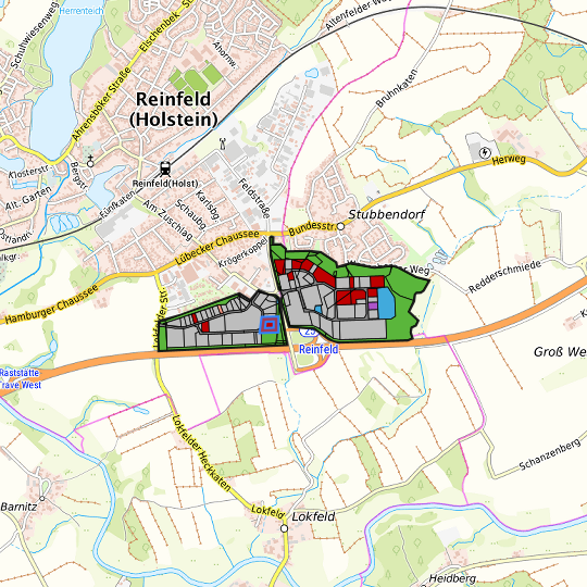 Detaildarstellung der gesuchten Gewerbefläche