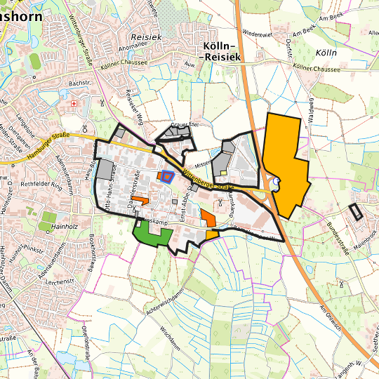 Detaildarstellung der gesuchten Gewerbefläche