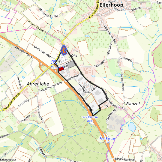 Detailed view of the requested site