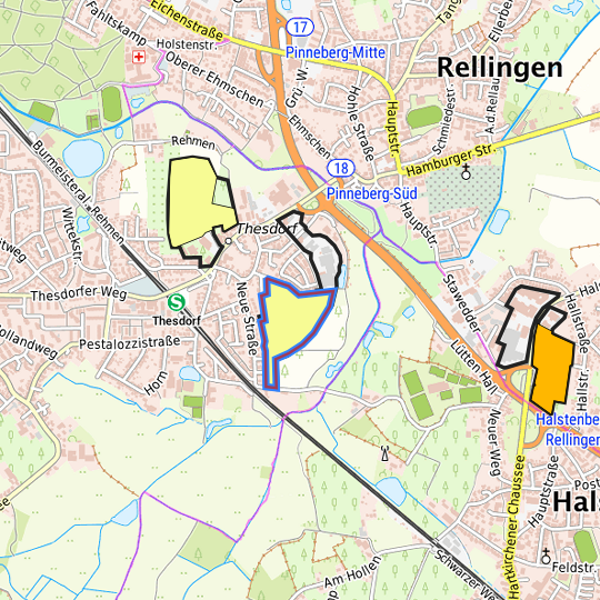 Detaildarstellung der gesuchten Gewerbefläche