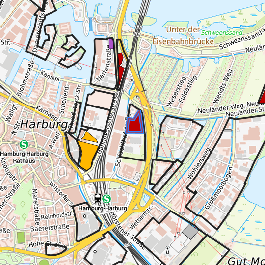 Detaildarstellung der gesuchten Gewerbefläche