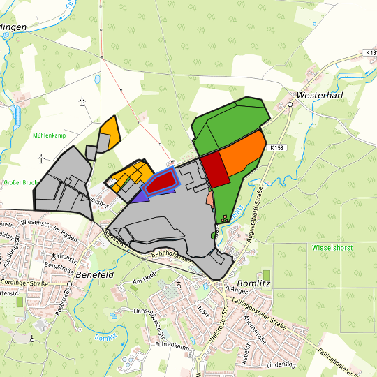 Detaildarstellung der gesuchten Gewerbefläche