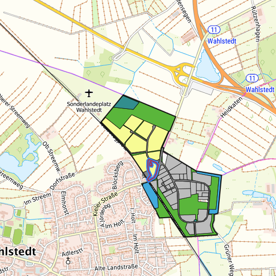 Detaildarstellung der gesuchten Gewerbefläche
