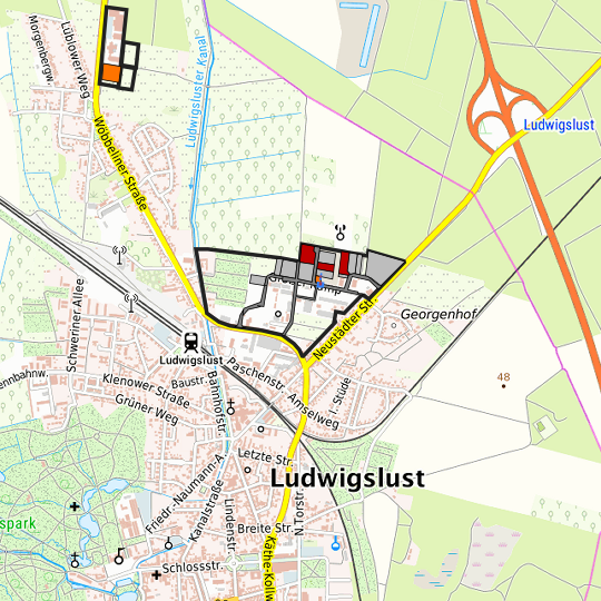 Detaildarstellung der gesuchten Gewerbefläche