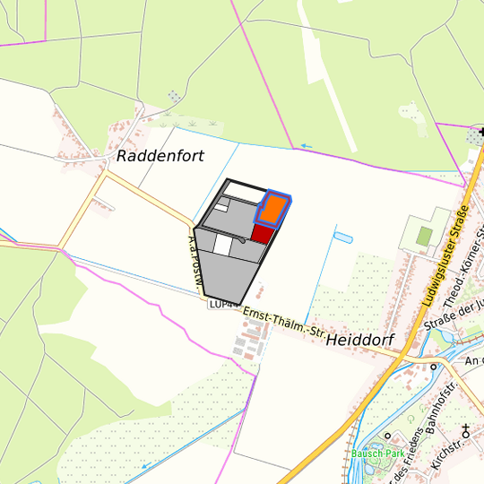 Detaildarstellung der gesuchten Gewerbefläche