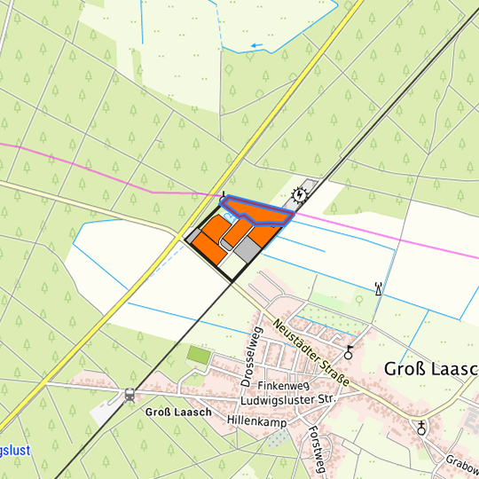 Detaildarstellung der gesuchten Gewerbefläche