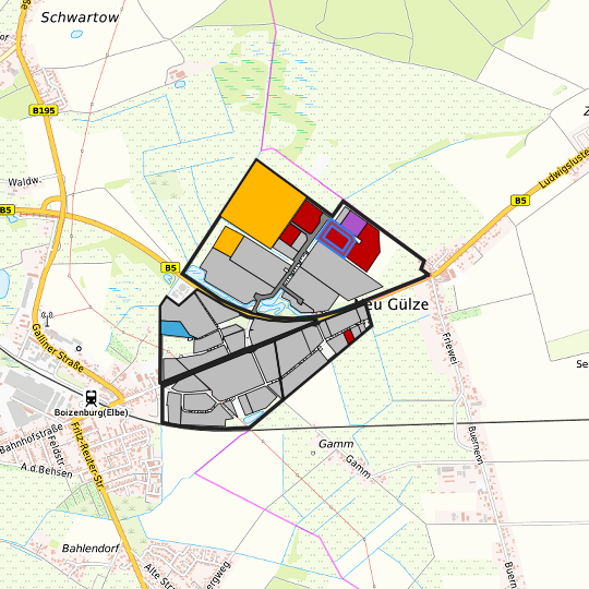 Detaildarstellung der gesuchten Gewerbefläche
