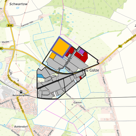 Detaildarstellung der gesuchten Gewerbefläche