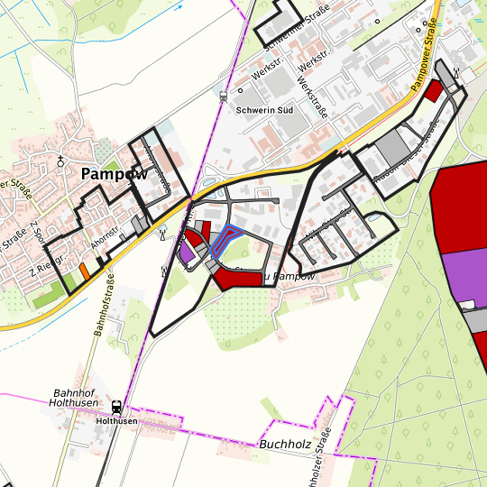 Detaildarstellung der gesuchten Gewerbefläche