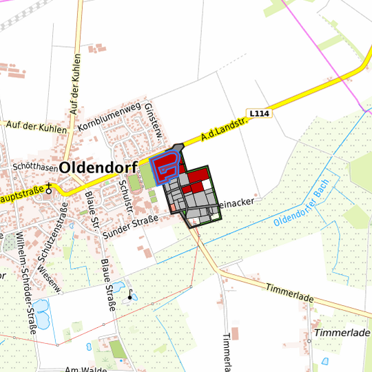 Detaildarstellung der gesuchten Gewerbefläche