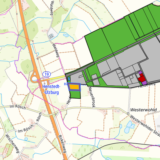 Detaildarstellung der gesuchten Gewerbefläche