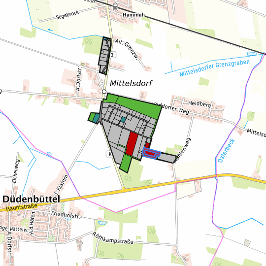 Detaildarstellung der gesuchten Gewerbefläche