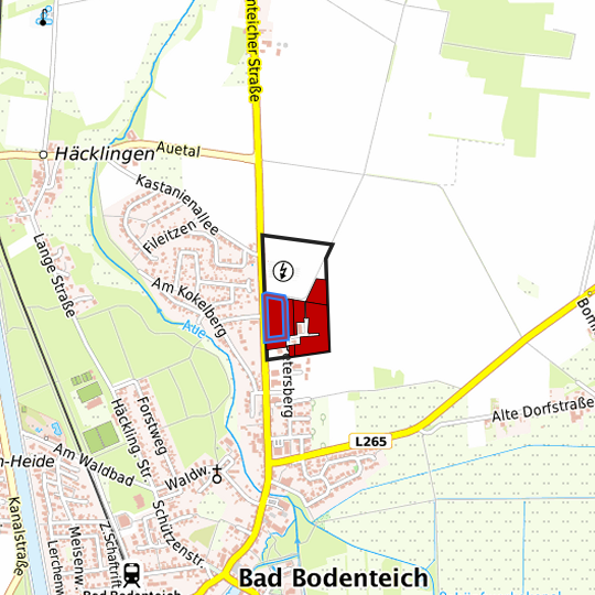 Detaildarstellung der gesuchten Gewerbefläche
