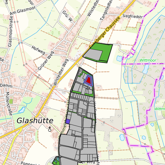 Detaildarstellung der gesuchten Gewerbefläche