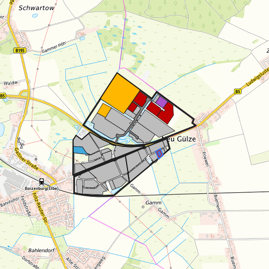 Detaildarstellung der gesuchten Gewerbefläche