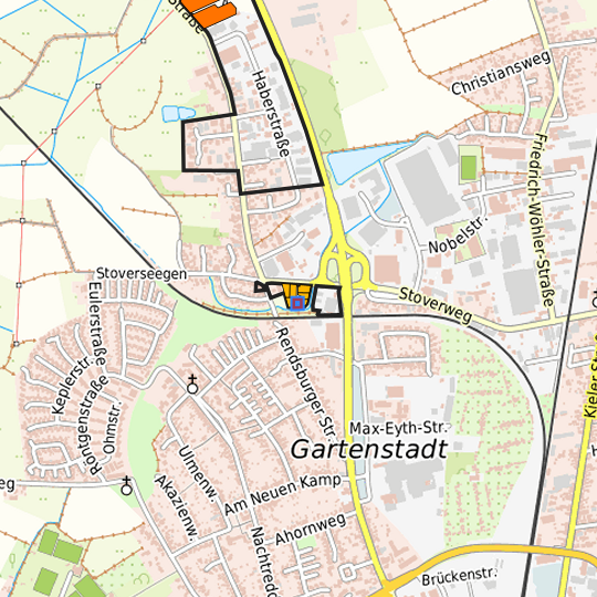 Detaildarstellung der gesuchten Gewerbefläche