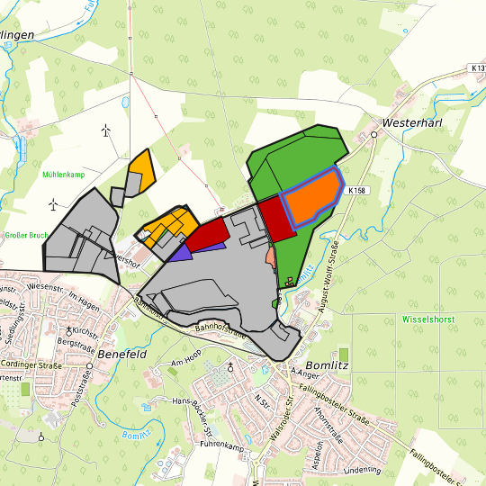 Detaildarstellung der gesuchten Gewerbefläche
