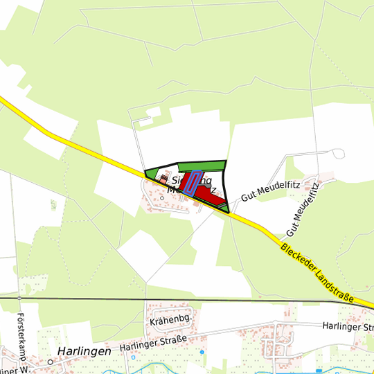 Detaildarstellung der gesuchten Gewerbefläche