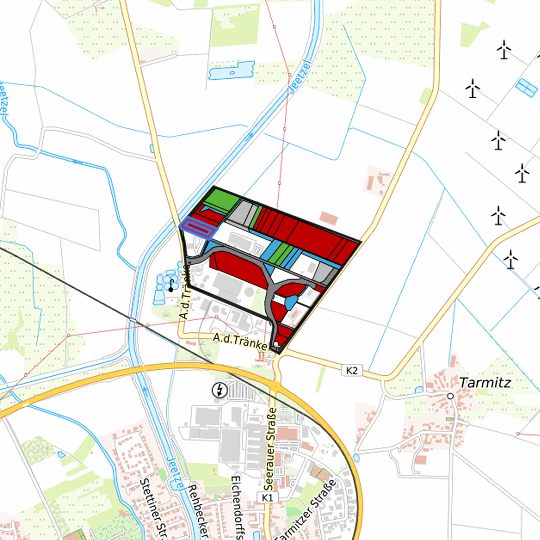 Detaildarstellung der gesuchten Gewerbefläche