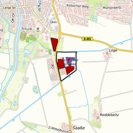 Detaildarstellung der gesuchten Gewerbefläche