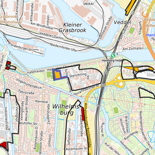 Detaildarstellung der gesuchten Gewerbefläche