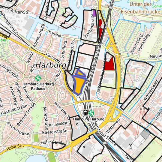 Detaildarstellung der gesuchten Gewerbefläche