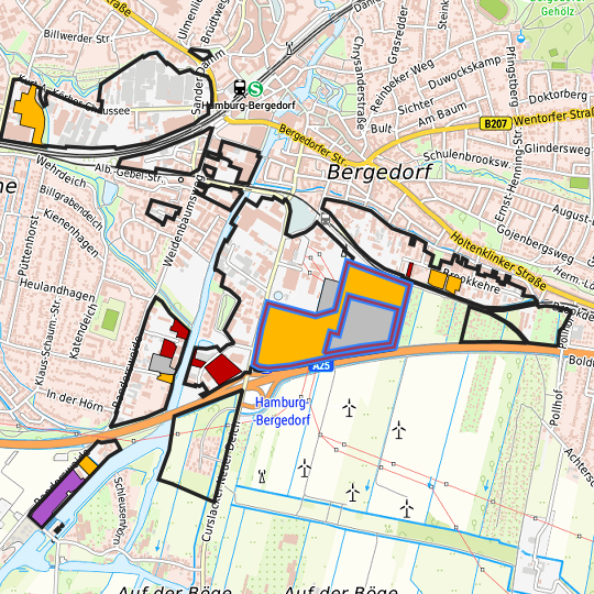 Detaildarstellung der gesuchten Gewerbefläche