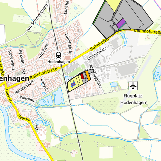 Detaildarstellung der gesuchten Gewerbefläche
