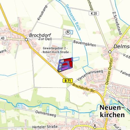 Detaildarstellung der gesuchten Gewerbefläche