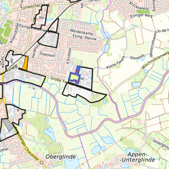 Detaildarstellung der gesuchten Gewerbefläche