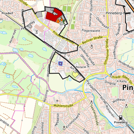 Detaildarstellung der gesuchten Gewerbefläche