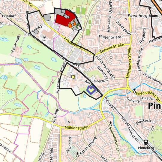 Detaildarstellung der gesuchten Gewerbefläche