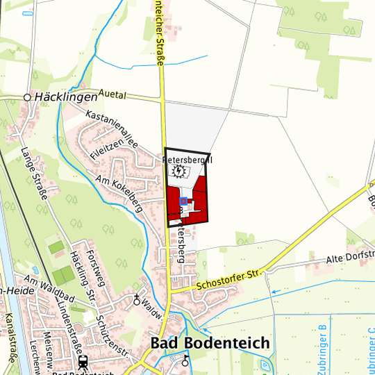 Detaildarstellung der gesuchten Gewerbefläche