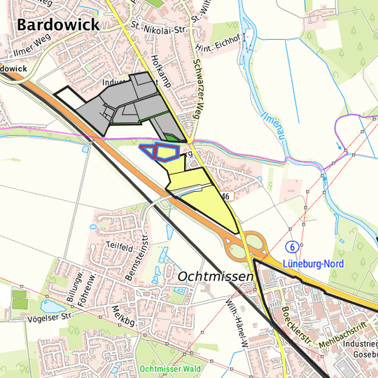 Detaildarstellung der gesuchten Gewerbefläche