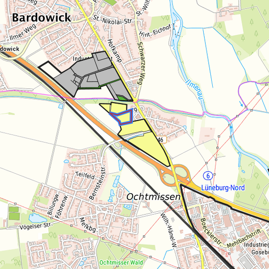Detaildarstellung der gesuchten Gewerbefläche