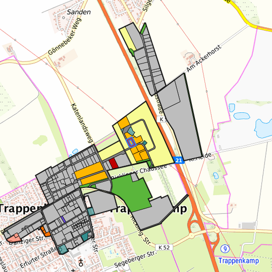 Detailed view of the requested site