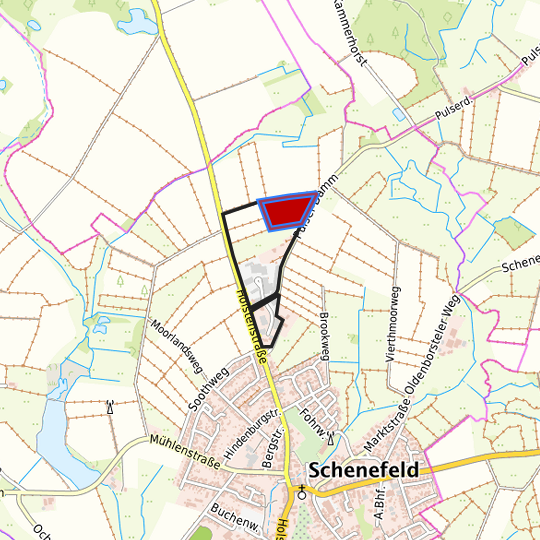 Detaildarstellung der gesuchten Gewerbefläche