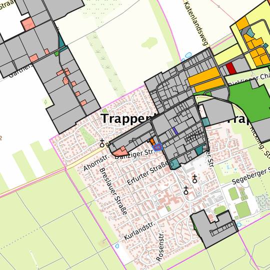 Detaildarstellung der gesuchten Gewerbefläche